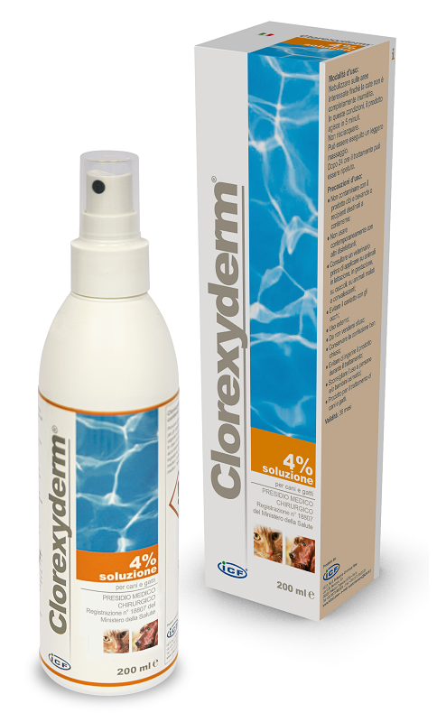 CLOREXYDERM SOLUZIONE 4% 200 ML - Farmapre