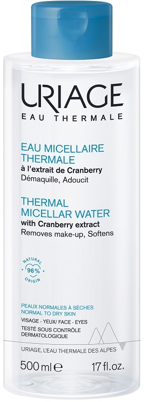 URIAGE EAU MICELLAIRE THERMALE PELLI NORMALI SECCHE 500 ML - Farmapre