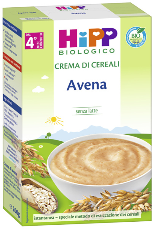 HIPP BIO CREMA CEREALI AVENA 200 G - Farmapre