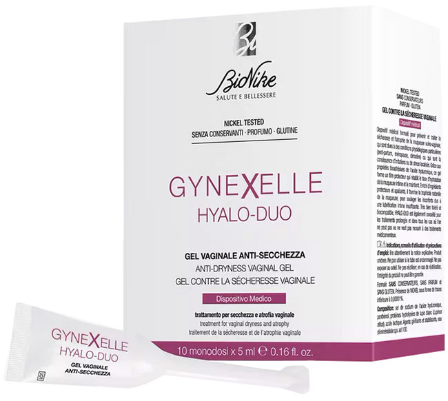 GYNEXELLE HYALO-DUO GEL VAGINALE ANTI-SECCHEZZA 10 PEZZI DA 15 ML - Farmapre