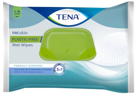 TENA WET WIPES PLASTIC FREE 48 PEZZI - Farmapre