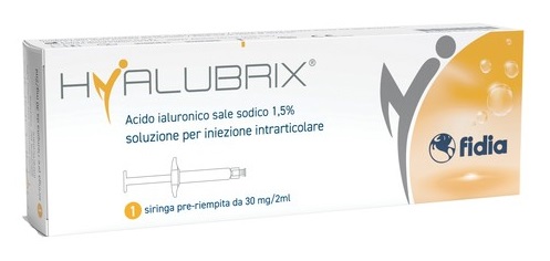SIRINGA INTRA-ARTICOLARE HYALUBRIX ACIDO IALURONICO 1,5% 30 MG 2 ML NO ETO - Farmapre