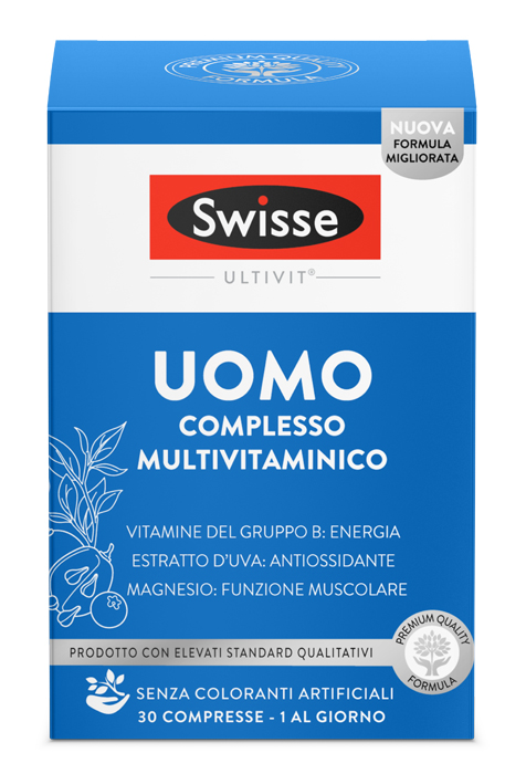 SWISSE MULTIVITAMINICO UOMO 30 COMPRESSE - Farmapre
