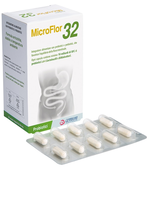 MICROFLOR 32 60 CAPSULE 366 MG NO FRIGO - Farmapre