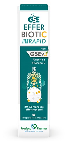 GSE EFFERBIOTIC RAPID 20 COMPRESSE - Farmapre