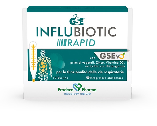 GSE INFLUBIOTIC RAPID 10 BUSTINE - Farmapre