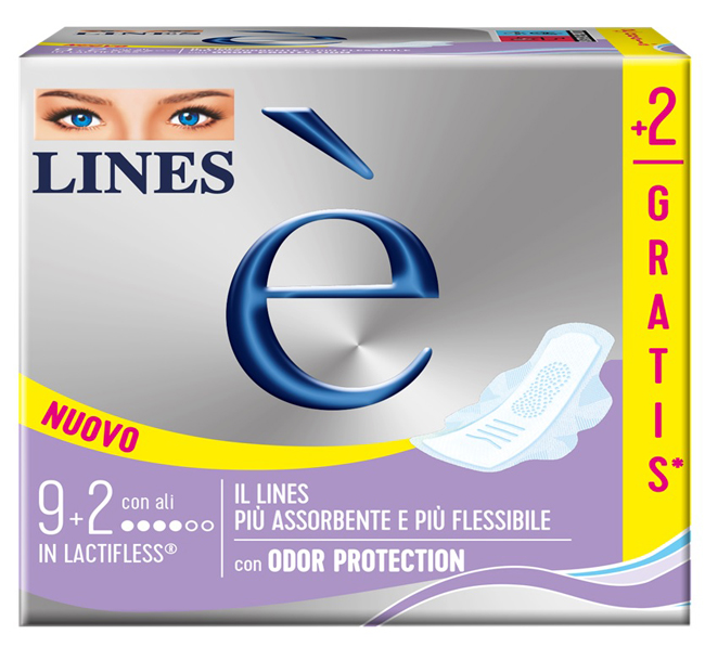 LINES E' ALI CARRY PACK 9 + 2 PEZZI - Farmapre