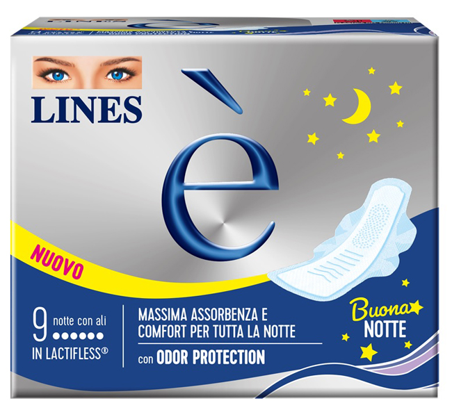 LINES E' NOTTE CARRY PACK 9 PEZZI - Farmapre