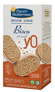 PIACERI MEDITERRANEI BISCO YO 5 CEREALI 200 G - Farmapre