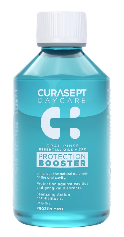 CURASEPT DAYCARE COLLUTORIO PROTECTION BOOSTER FROZEN MINT 250 ML - Farmapre