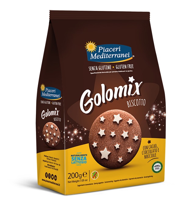 PIACERI MEDITERRANEI GOLOMIX BISCOTTO 200 G - Farmapre