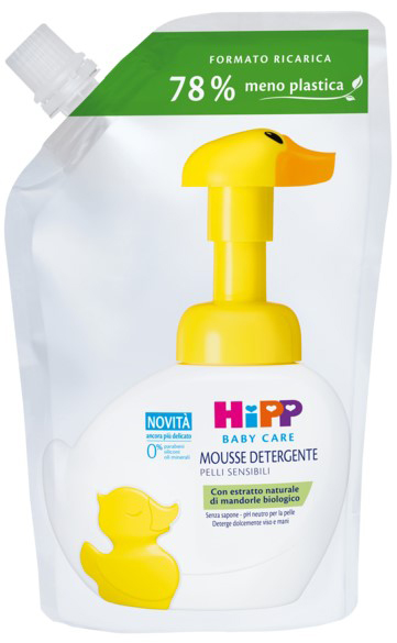 HIPP BABY CARE RICARICA MOUSSE DETERGENTE PAPERELLA FUN 250 ML - Farmapre
