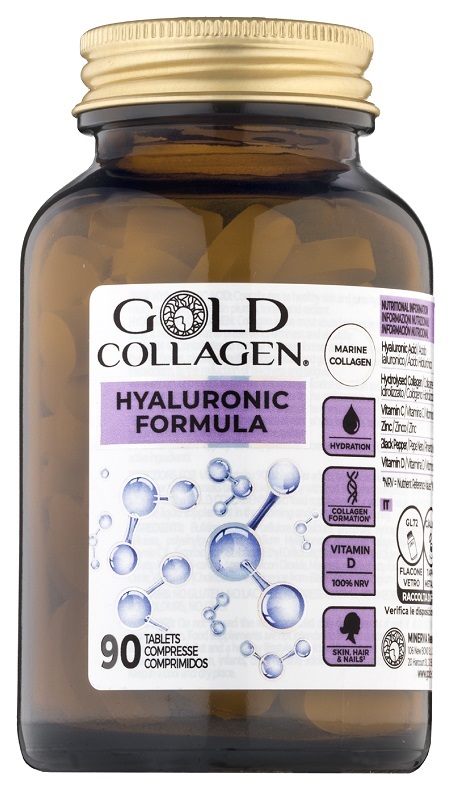 GOLD COLLAGEN HYALURONIC 90 COMPRESSE - Farmapre