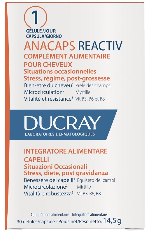 ANACAPS REACTIV CAPELLI SITUAZIONE OCCASIONALE 30 CAPSULE - Farmapre