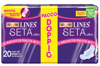 LINES SETA ULTRA ASSORBENTI ALI VP 20 PEZZI - Farmapre