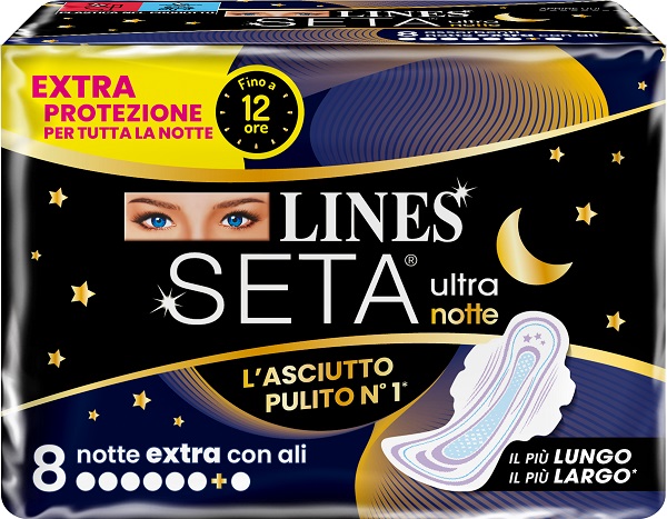LINES SETA ULTRA ASSORBENTI EXTRA DWCT 8 PEZZI - Farmapre