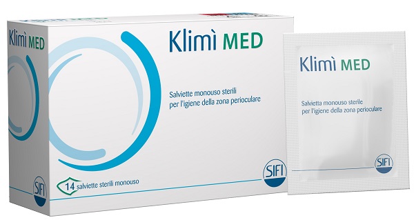 KLIMI' MED DETERGENTE PERIOCULARE 14 SALVIETTINE STERILI MONOUSO - Farmapre