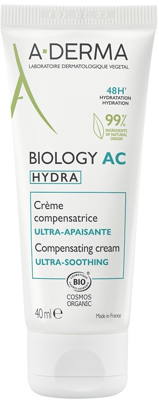 ADERMA BIOLOGY AC HYDRA CREMA COMPENSATRICE ULTRA LENITIVA 40 ML - Farmapre