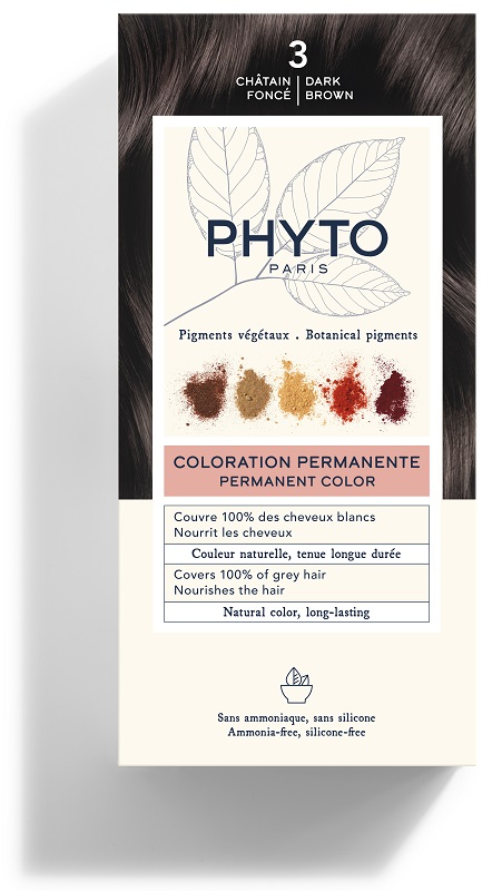 COLOR KIT 3 CASTANO SCURO LATTE RIVELATORE 50 ML + CREMA COLORANTE 50 ML + MASCHERA PROTETTIVA COLORE 12 ML + GUANTI - Farmapre