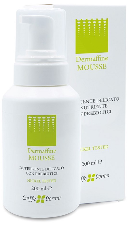 DERMAFFINE MOUSSE DETERGENTE DELICATO E NUTRIENTE CON PREBIOTICI 200 ML - Farmapre