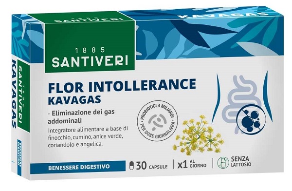 FLOR INTOLLERANCE KAVAGAS 30 CAPSULE - Farmapre