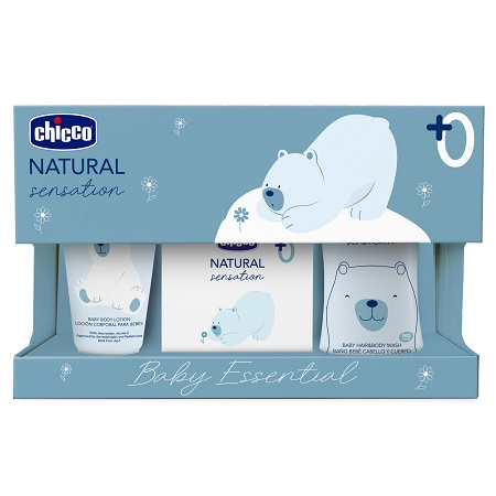 CHICCO NATURAL SENSATION SET BAGNOSHAMPOO+CREMA CORPO+PROFUMO - Farmapre