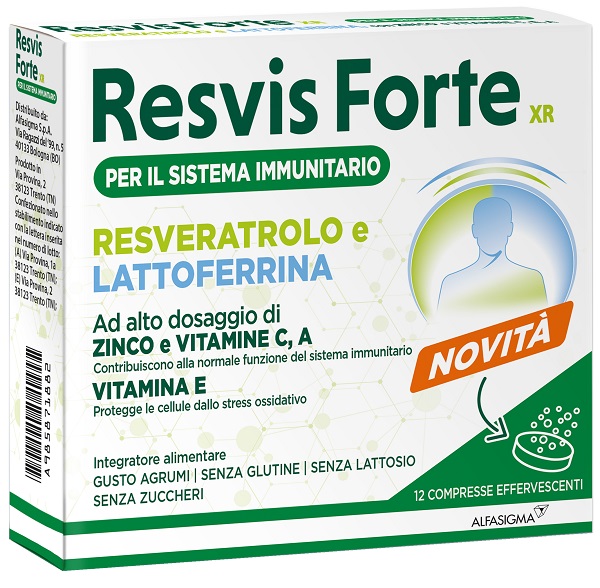 RESVIS FORTE XR 12 COMPRESSE EFFERVESCENTI - Farmapre