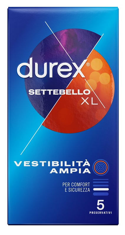 PROFILATTICO DUREX SETTEBELLO XL 5 PEZZI - Farmapre