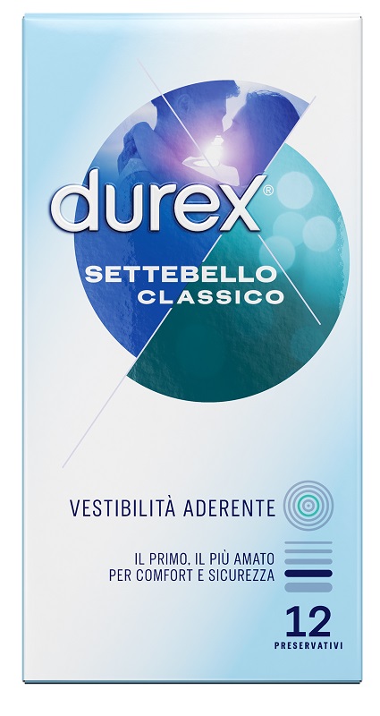 PROFILATTICO DUREX SETTEBELLO CLASSICO 12 PEZZI - Farmapre