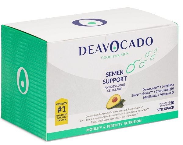 DEAVOCADO SEMEN SUPPORT UOMO 30 STICKPACK - Farmapre