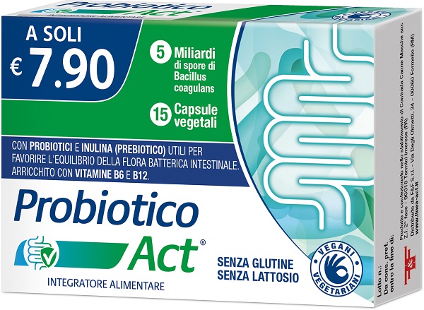 PROBIOTICO ACT 15 CAPSULE VEGETALI - Farmapre