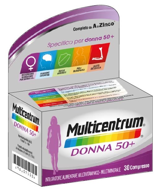 MULTICENTRUM DONNA 50+ 30 COMPRESSE - Farmapre