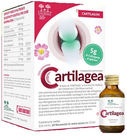 CARTILAGEA SALUGEA 18 FLACONCINI DA 12 ML - Farmapre