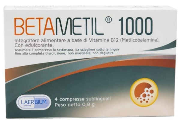 BETAMETIL 1000 4 COMPRESSE SUBLINGUALI - Farmapre