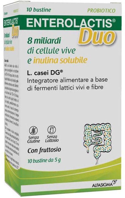 ENTEROLACTIS DUO INULINA 10 BUSTINE 5 G - Farmapre