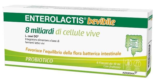 ENTEROLACTIS BEVIBILE 6 FLACONCINI X 10 ML - Farmapre