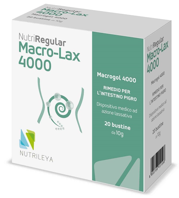 NUTRIREGULAR MACRO LAX 4000 20 BUSTINE DA 10 G - Farmapre