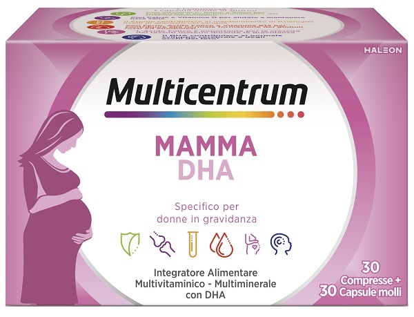 MULTICENTRUM MAMMA DHA 30 COMPRESSE + 30 CAPSULE - Farmapre