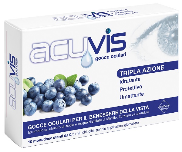GOCCE OCULARI ACUVIS 10 FLACONCINI 0,5 ML - Farmapre