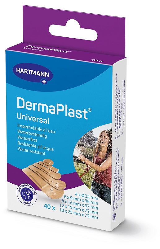 DERMAPLAST UNIVERSAL CEROTTO 5 FORMATI 40 PEZZI - Farmapre