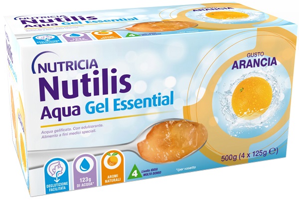 NUTILIS AQUA GEL ARANCIA 4 PEZZI DA 125 G - Farmapre