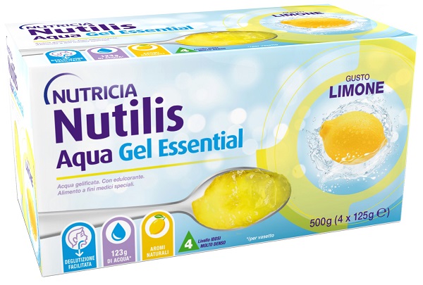 NUTILIS AQUA GEL LIMONE 4 PEZZI DA 125 G - Farmapre