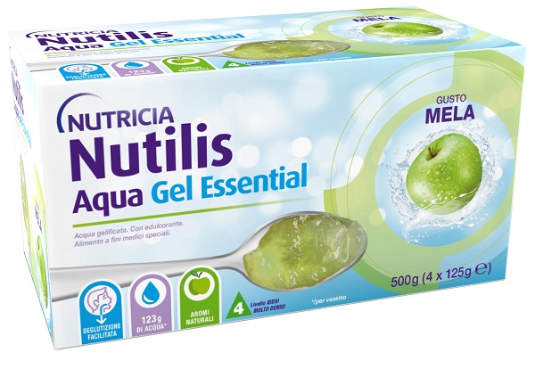 NUTILIS AQUA GEL MELA 4 PEZZI DA 125 G - Farmapre