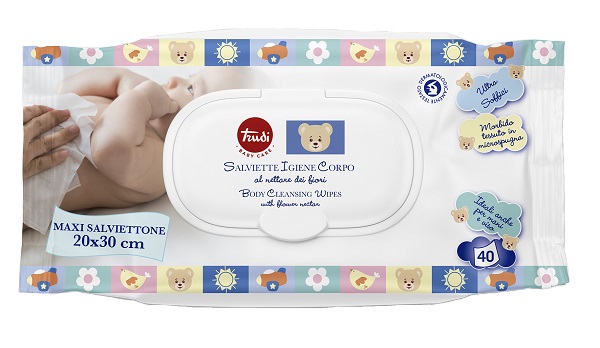 TRUDI BABY CARE SALVIETTINE IGIENE CORPO 40 PEZZI - Farmapre