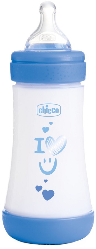 CHICCO BIBERON P5 240ML MED SILICONE BOY - Farmapre
