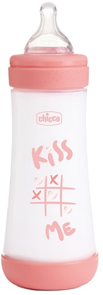 CHICCO BIBERON P5 300ML FAST SILICONE GIRL - Farmapre