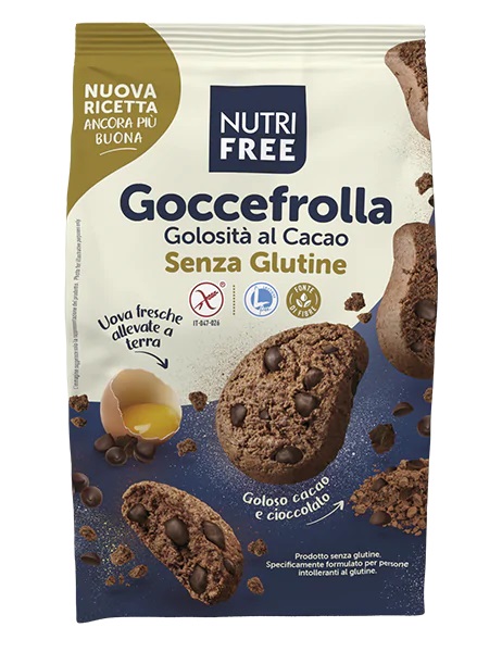 NUTRIFREE GOCCEFROLLA GOLOSITA' AL CACAO 300 G - Farmapre