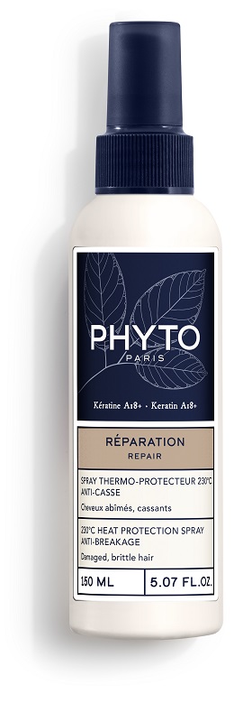 PHYTO PARIS REPARATION SPRAY TERMOPROTETTIVO 230 GRADI CELSIUS ANTI ROTTURA PER CAPELLI DANNEGGIATI FRAGILI 150 ML - Farmapre