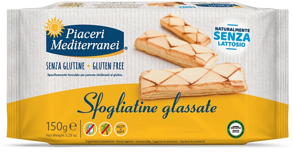 PIACERI MEDITERRANEI SFOGLIATINE GLASSATE 150 G - Farmapre