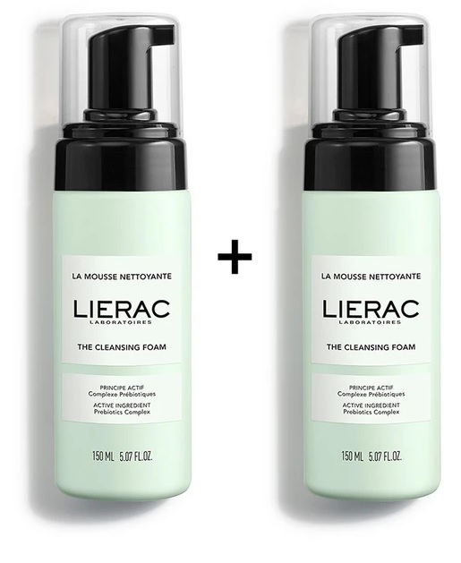 LIERAC DUO MOUSSE STRUCCANTE 150 ML 2 CONFEZIONI - Farmapre